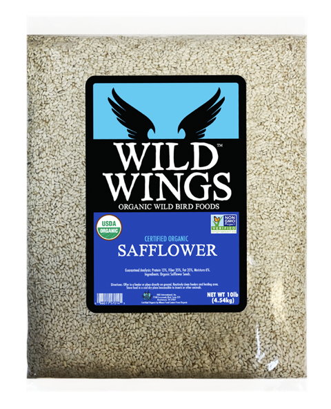 HBF prod WW Safflower Organic Wild Bird Food Certified Organic Pet Food
