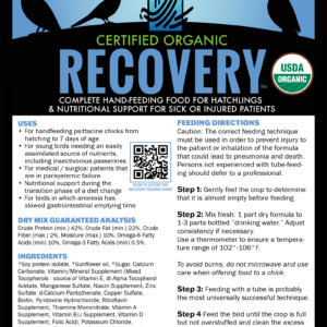 Recovery Certified Organic and Non GMO
